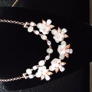 Cubic Zirconia 18.5" Necklace Women's Gold Tone Chain